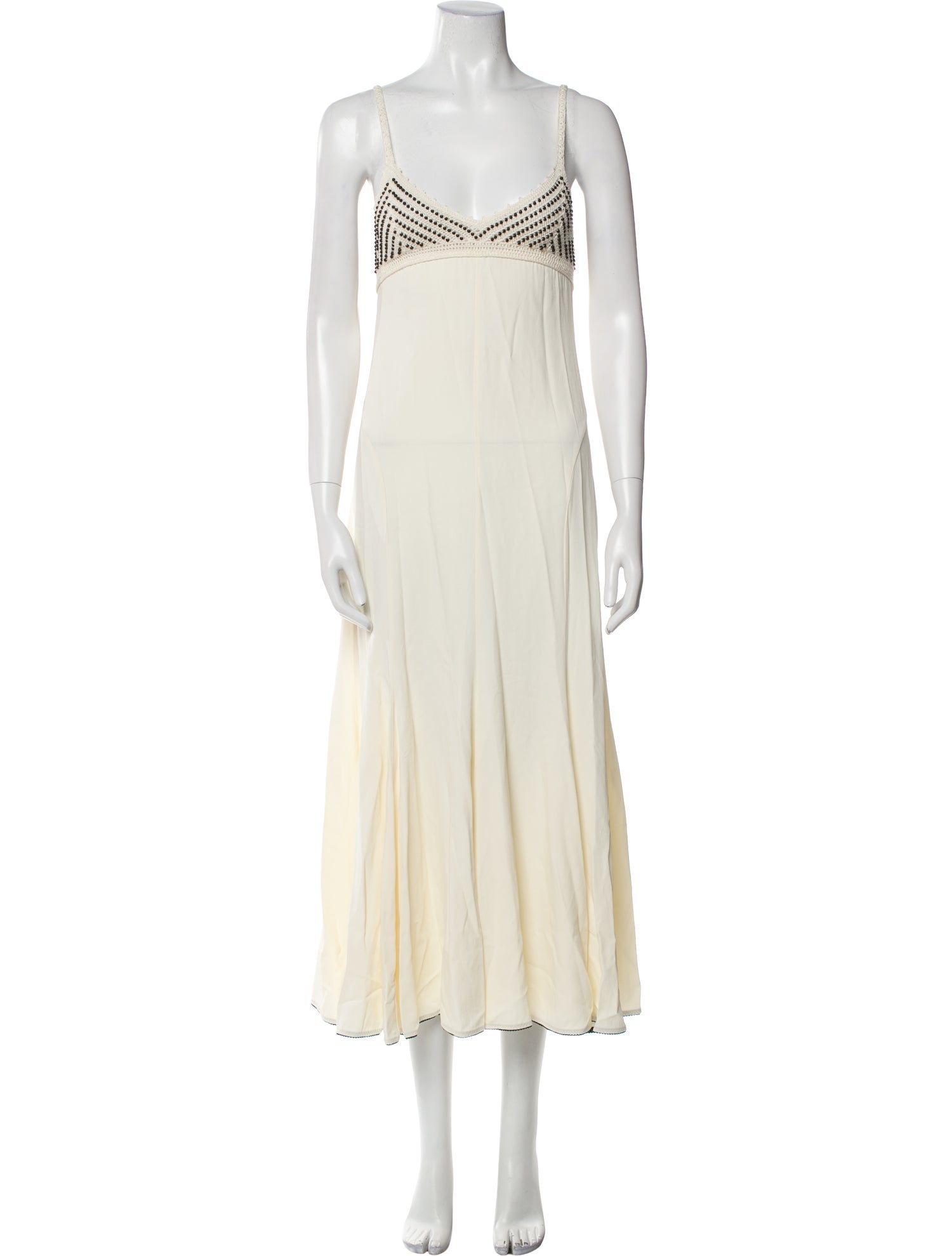 Anna October V-Neck Midi Length Dress