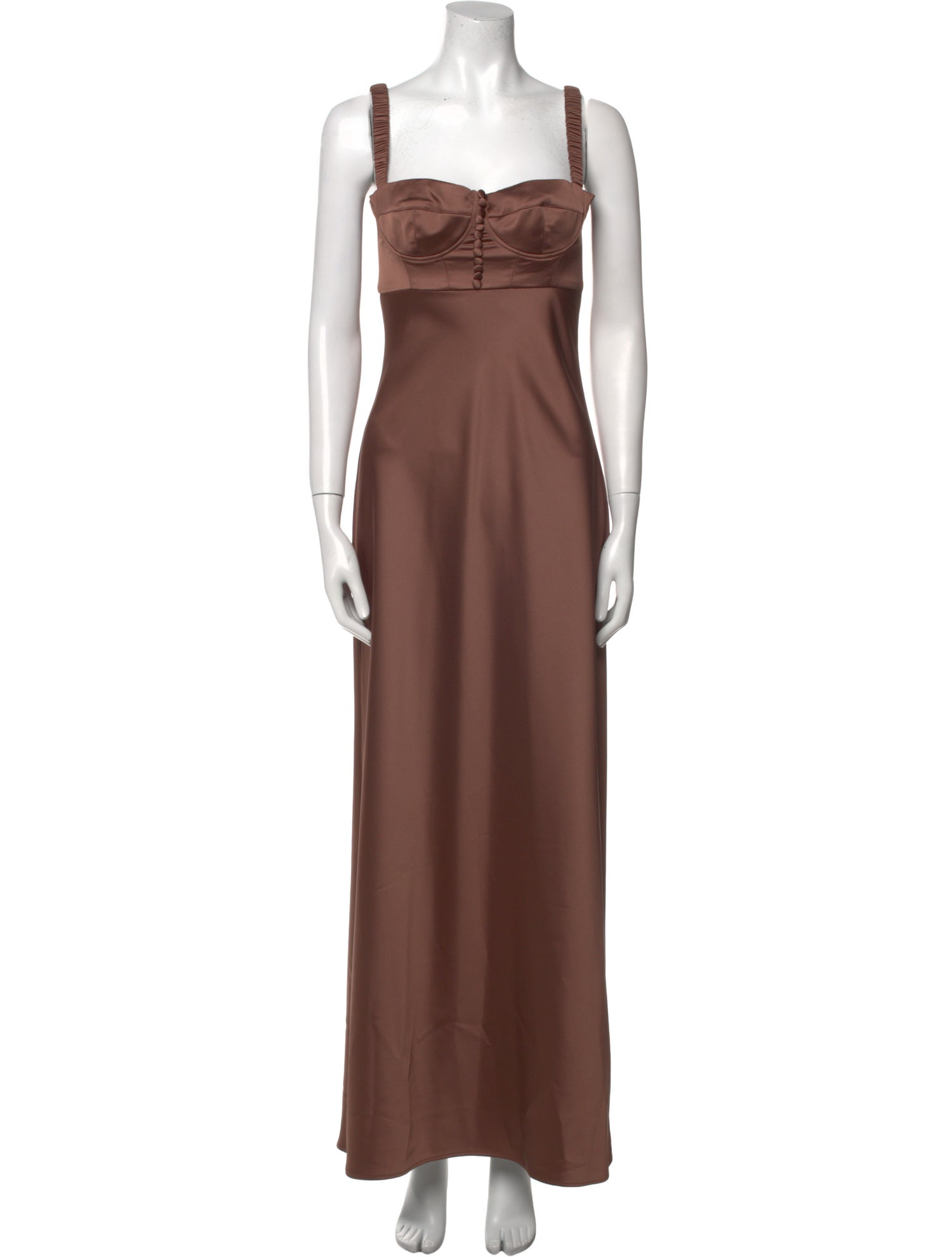 Anna October Square Neckline Long Dress