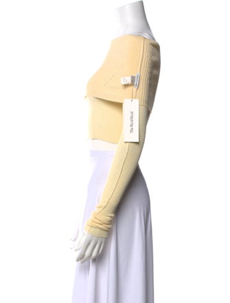 Anna October Off-The-Shoulder Long Sleeve Crop Top