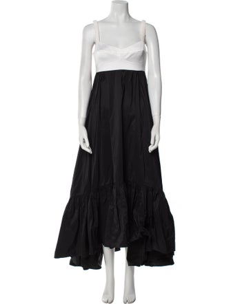 Anna October Square Neckline Long Dress