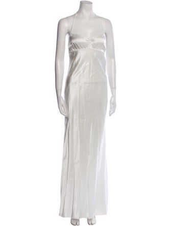 Anna October Square Neckline Long Dress