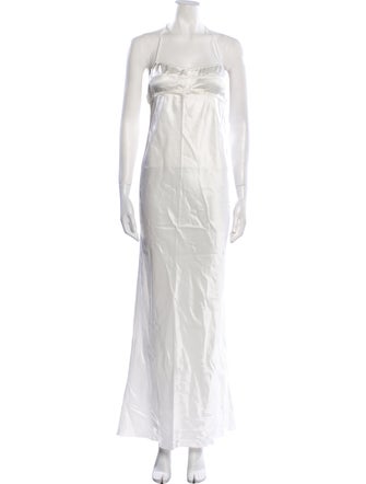 Anna October Square Neckline Long Dress