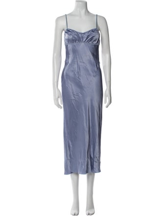 Anna October Square Neckline Long Dress