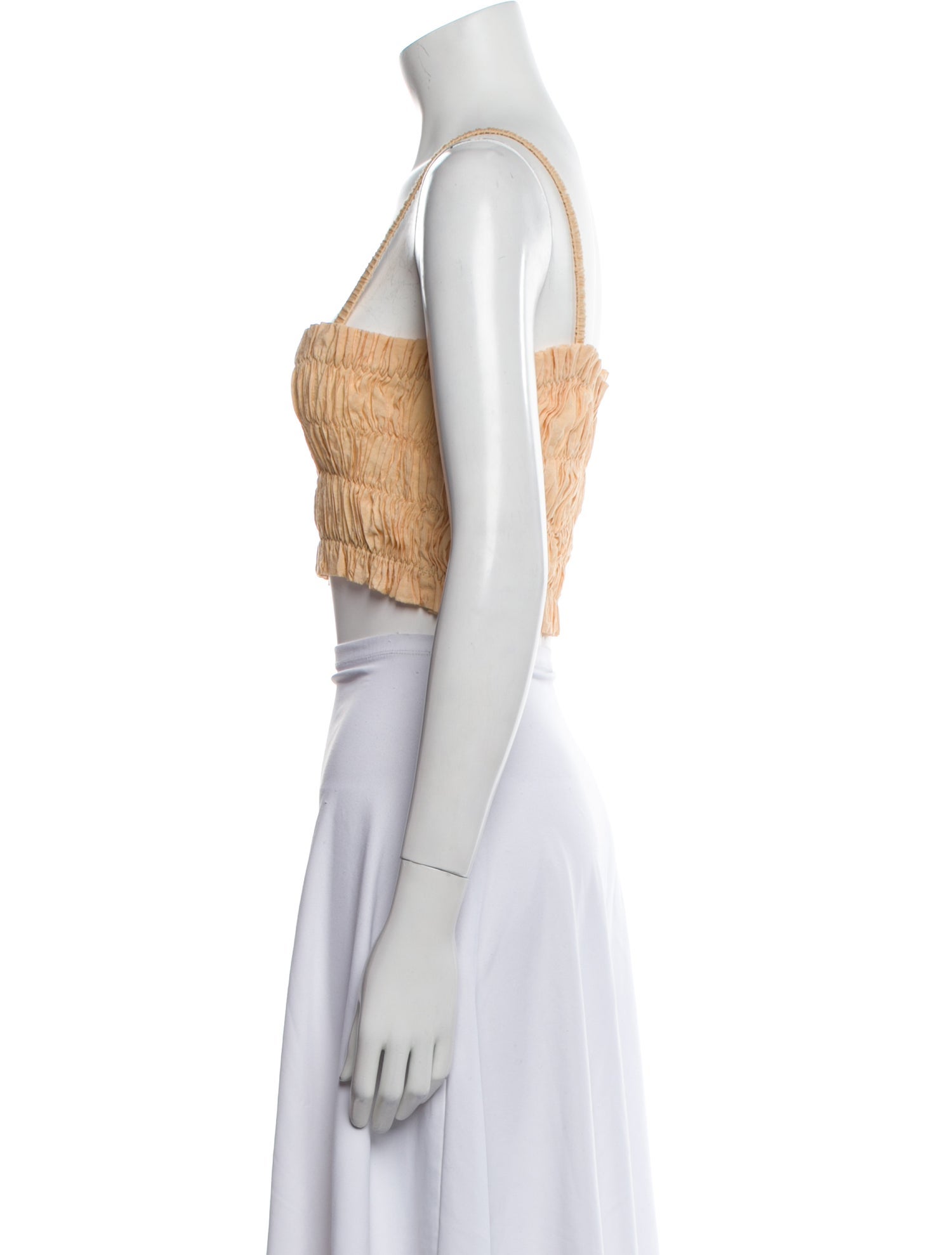 Anna October Square Neckline Sleeveless Crop Top