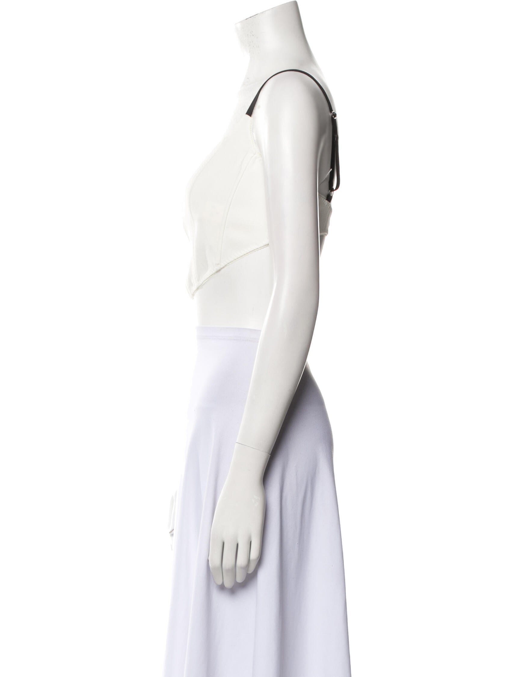 Anna October Square Neckline Sleeveless Crop Top w/ Tags