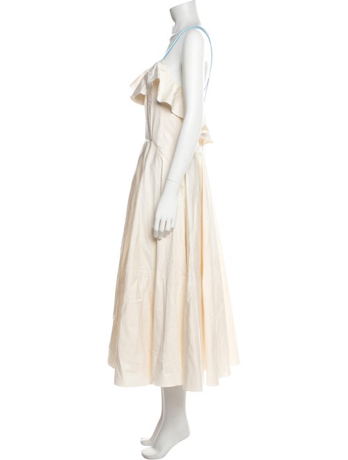 Anna October Square Neckline Midi Length Dress