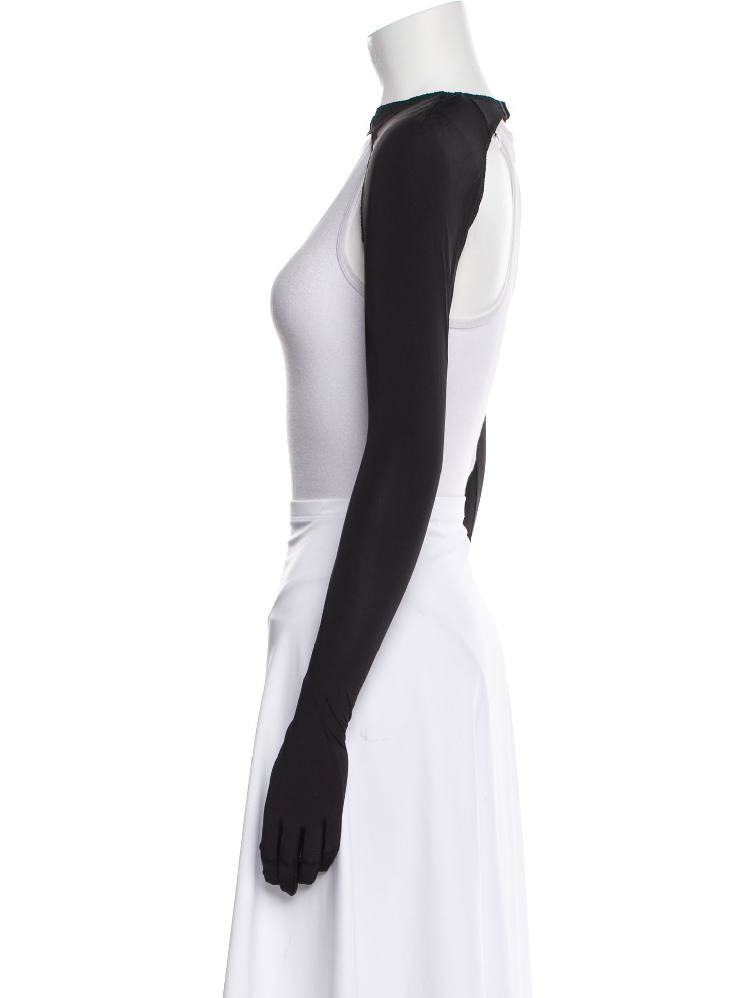 Anna October Square Neckline Long Sleeve Crop Top