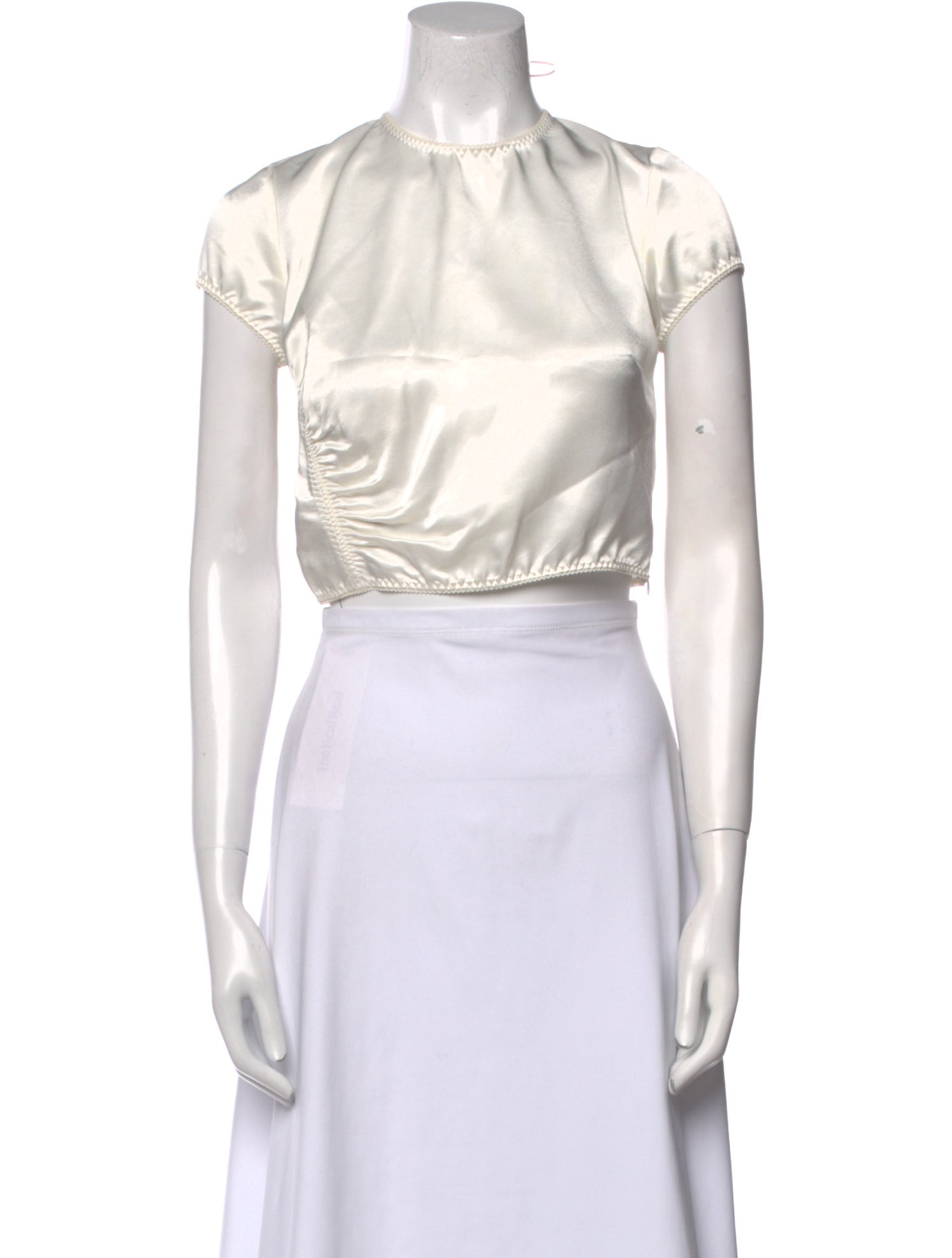 Anna October Crew Neck Short Sleeve Crop Top