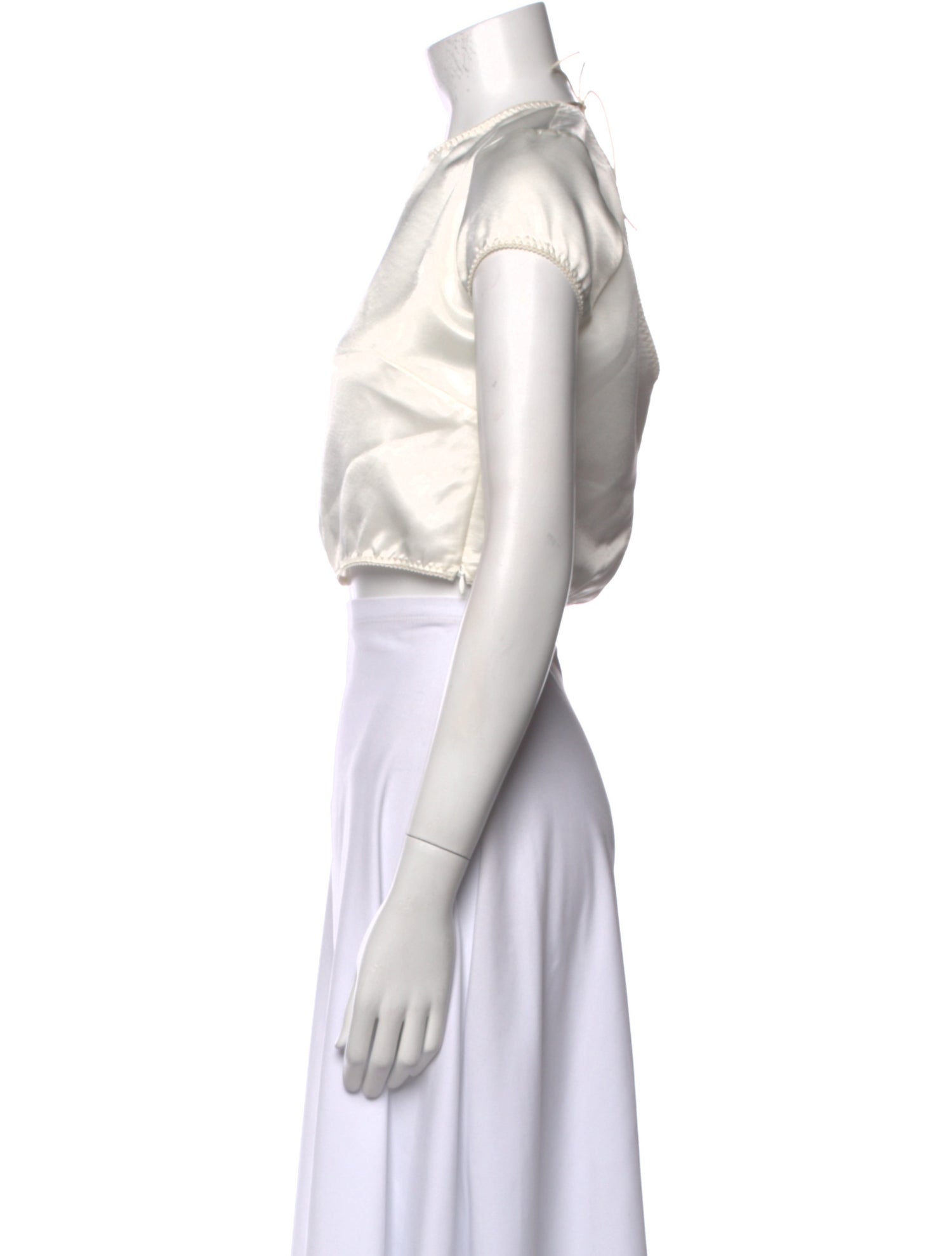 Anna October Crew Neck Short Sleeve Crop Top