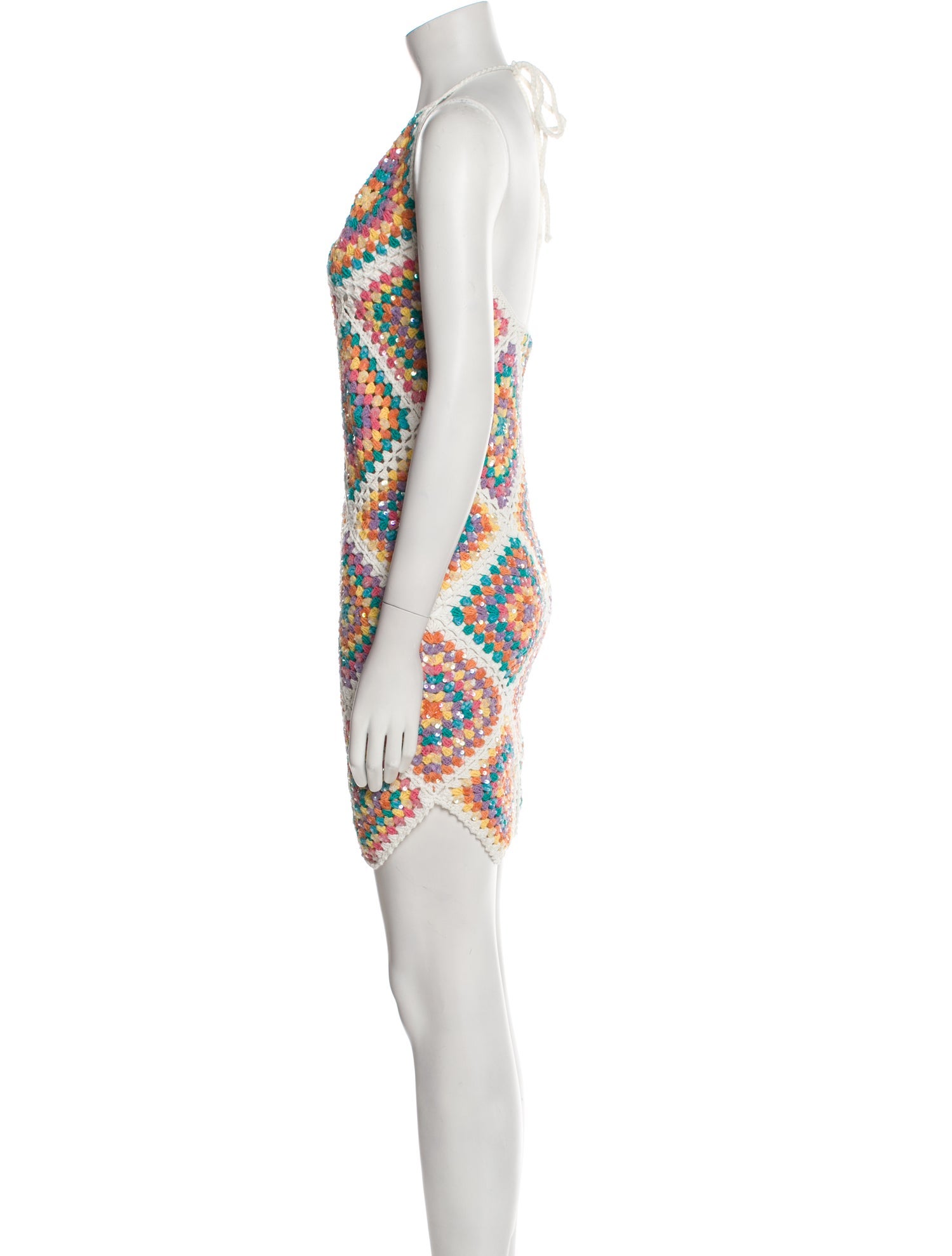 Oceanus Printed Mini Dress