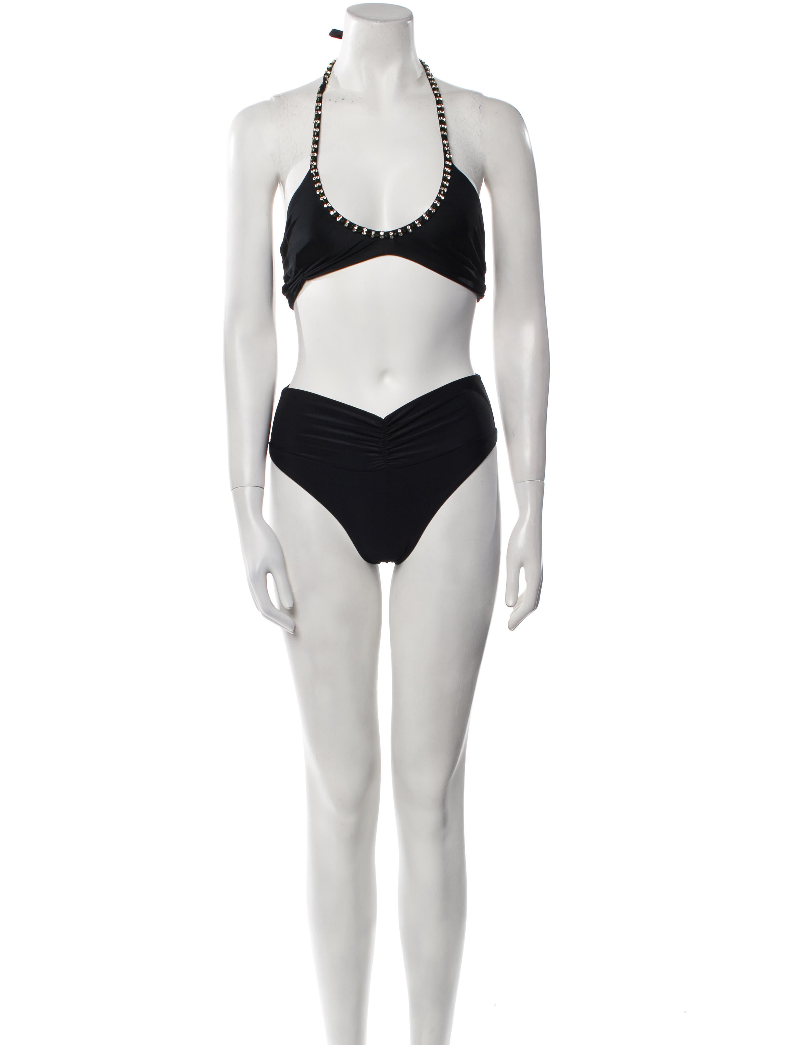 Oceanus Crystal Embellishments Bikini w/ Tags