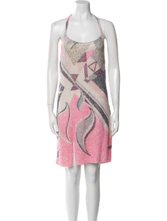 Oceanus Printed Mini Dress