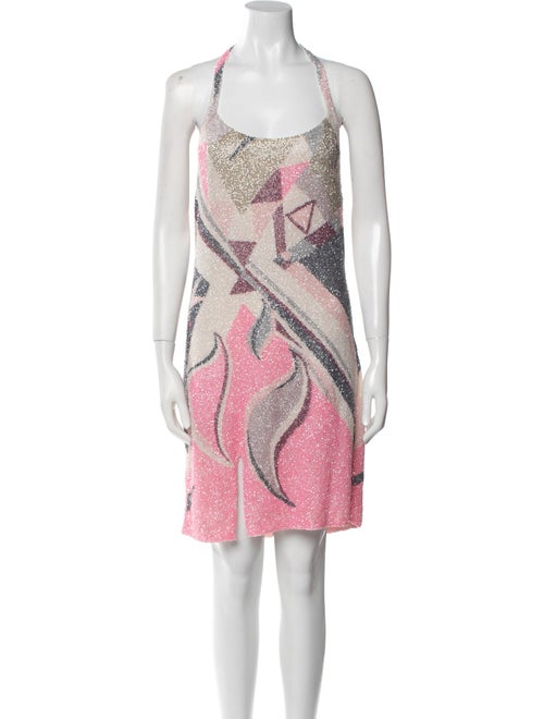 Oceanus Printed Mini Dress