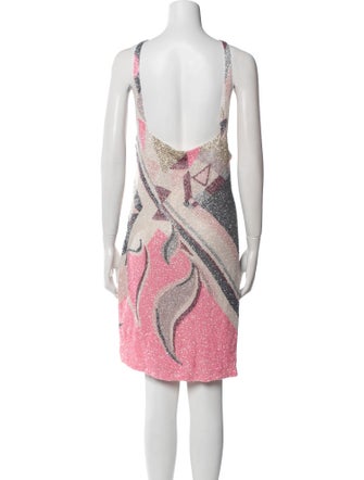 Oceanus Printed Mini Dress