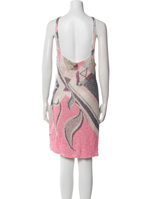 Oceanus Printed Mini Dress