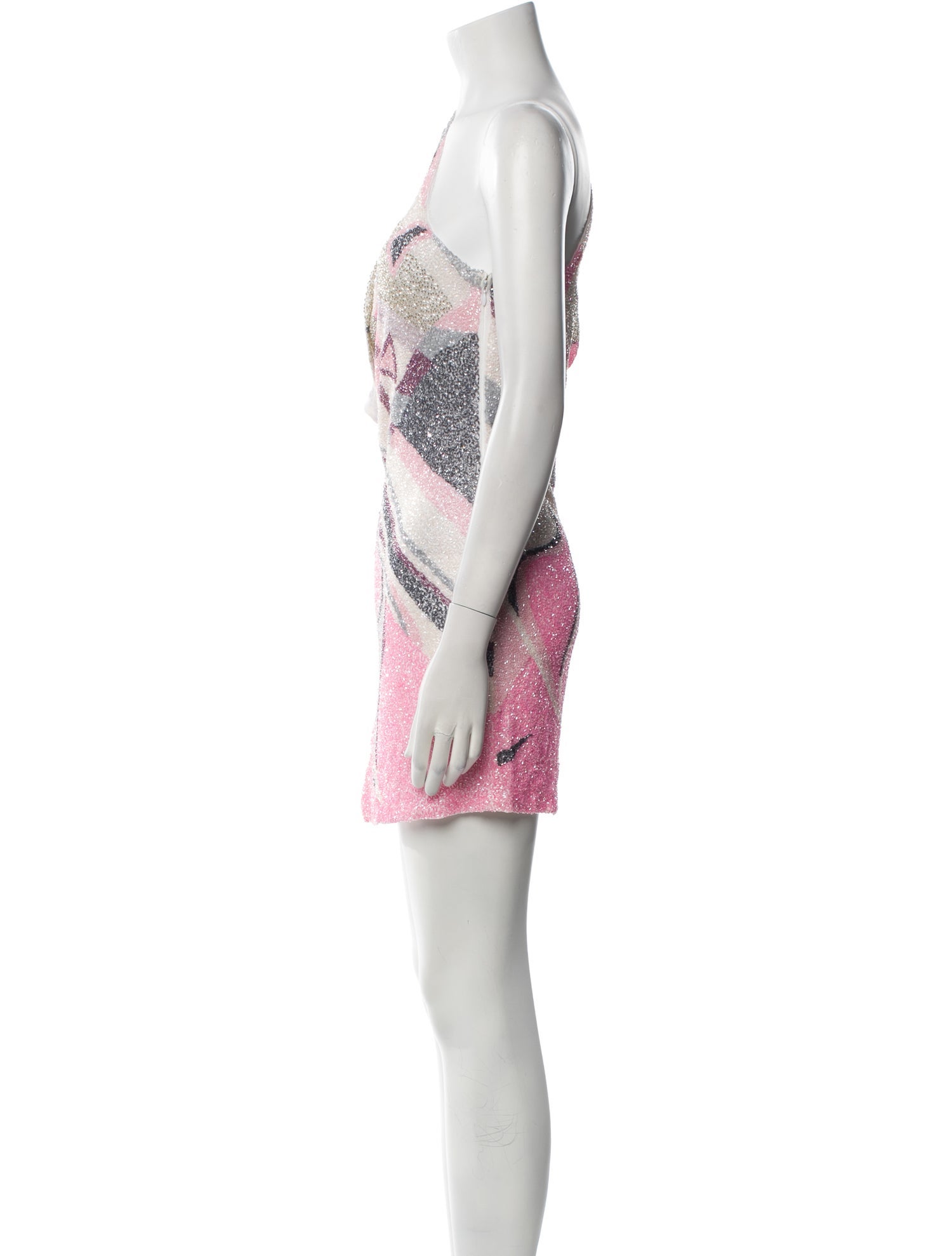 Oceanus Printed Mini Dress