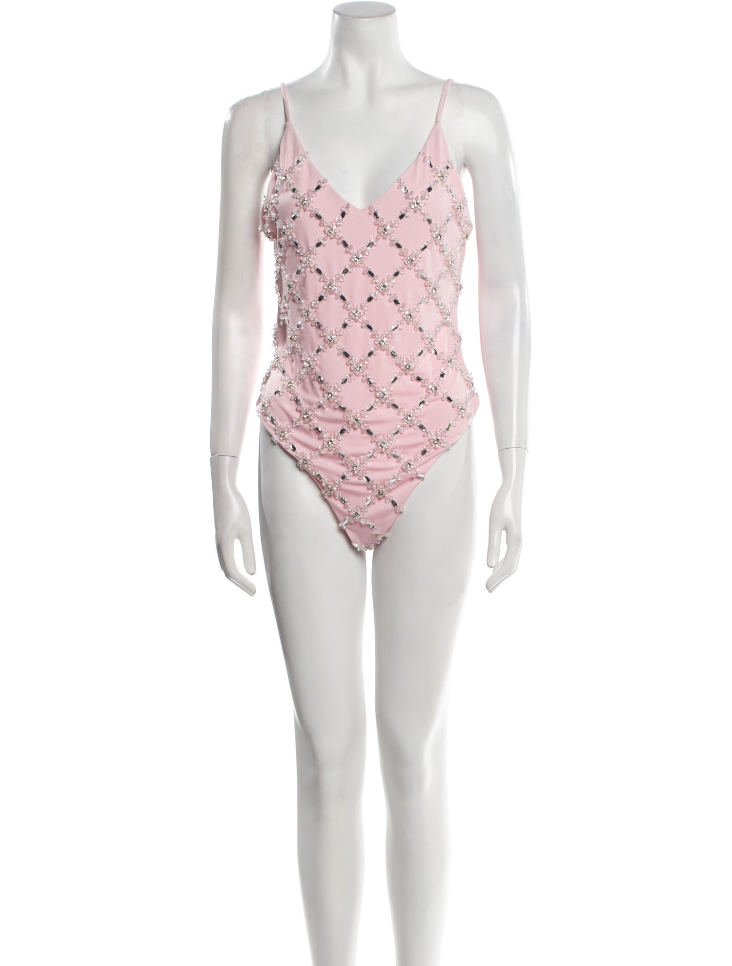 Oceanus Crystal Embellishments One-Piece w/ Tags
