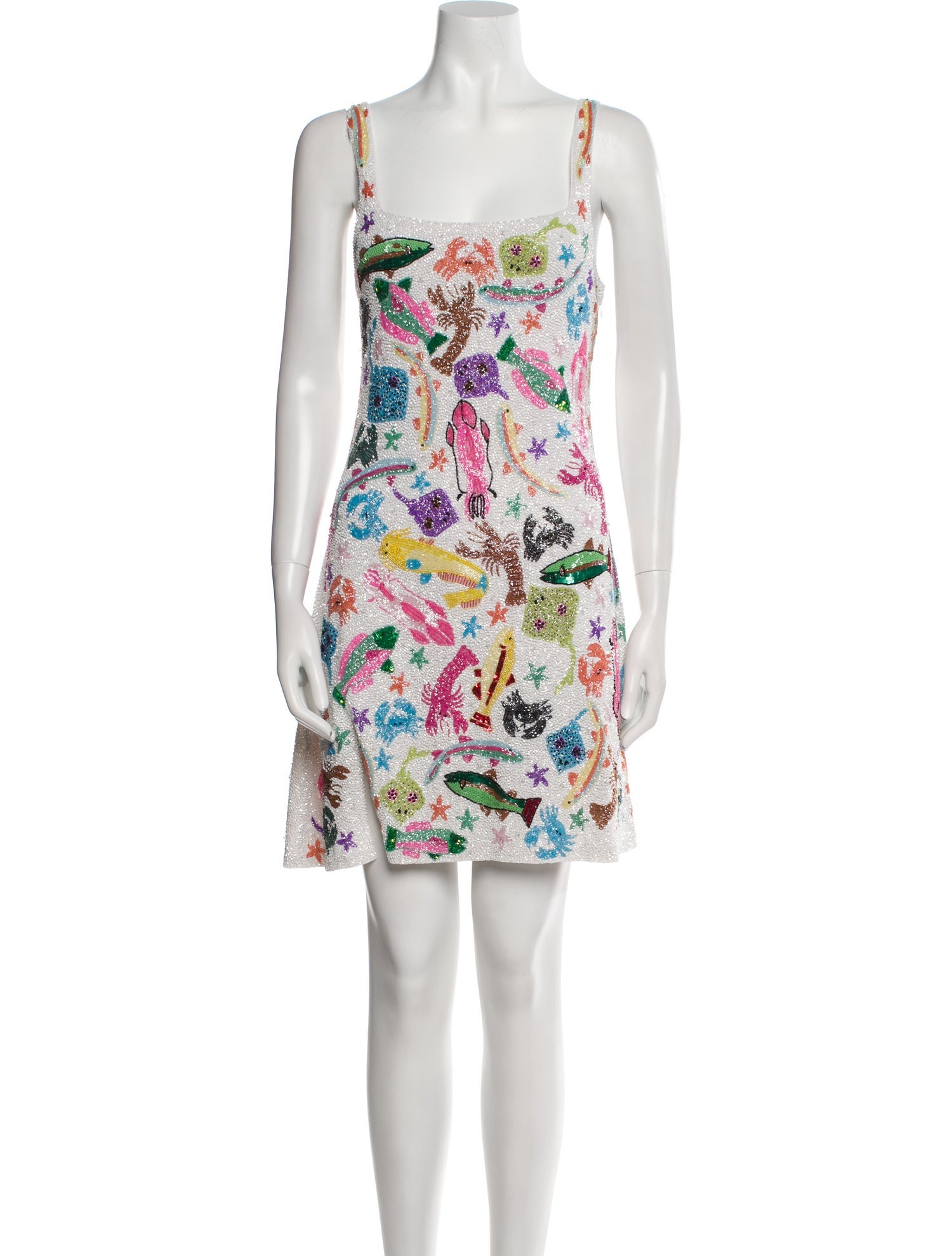 Oceanus Nylon Mini Dress