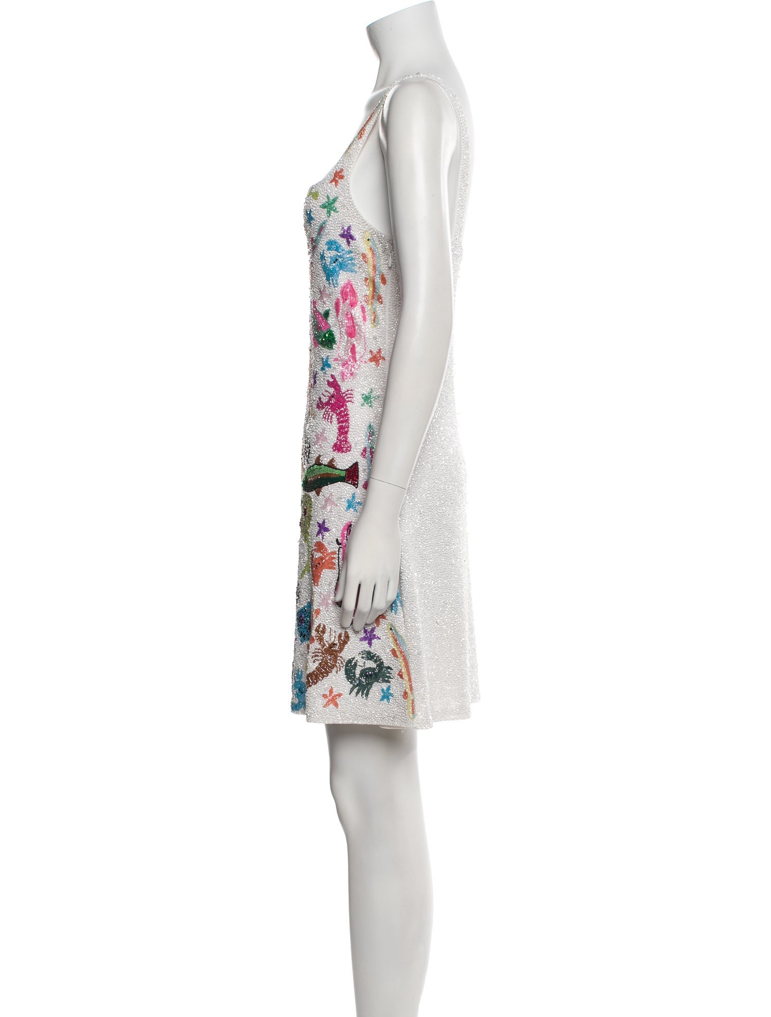 Oceanus Nylon Mini Dress