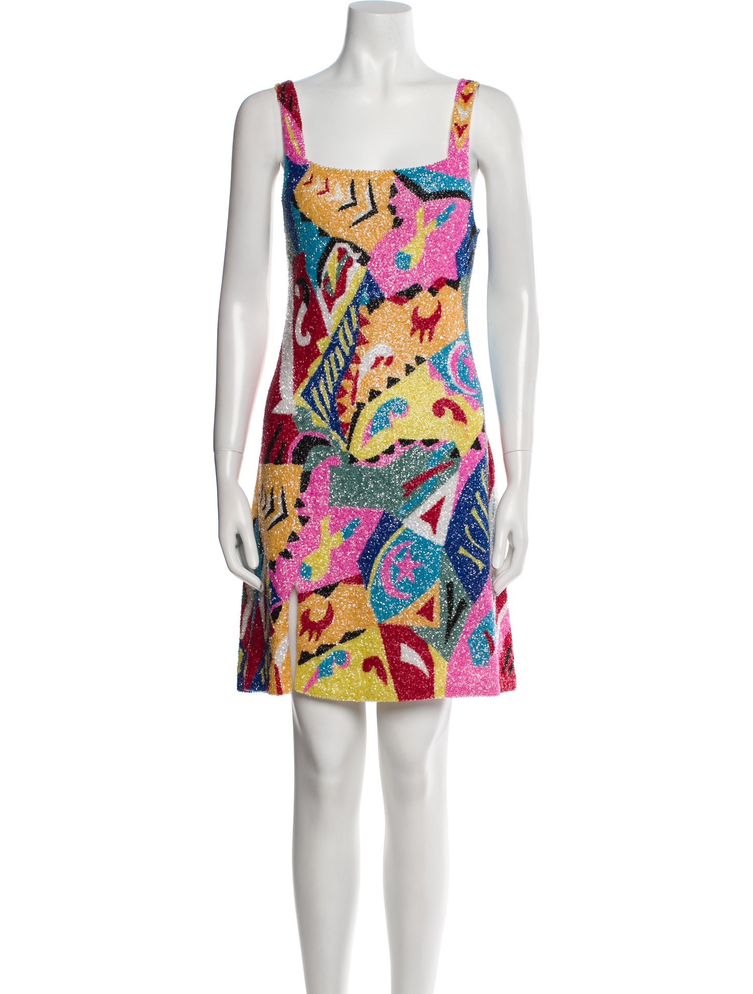 Oceanus Printed Mini Dress