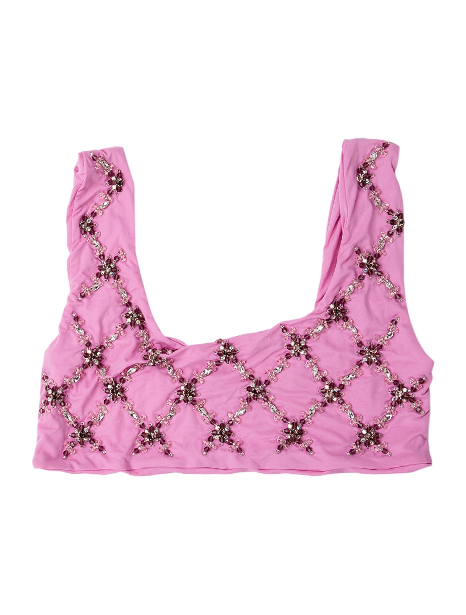 Oceanus Crystal Embellishments Top w/ Tags