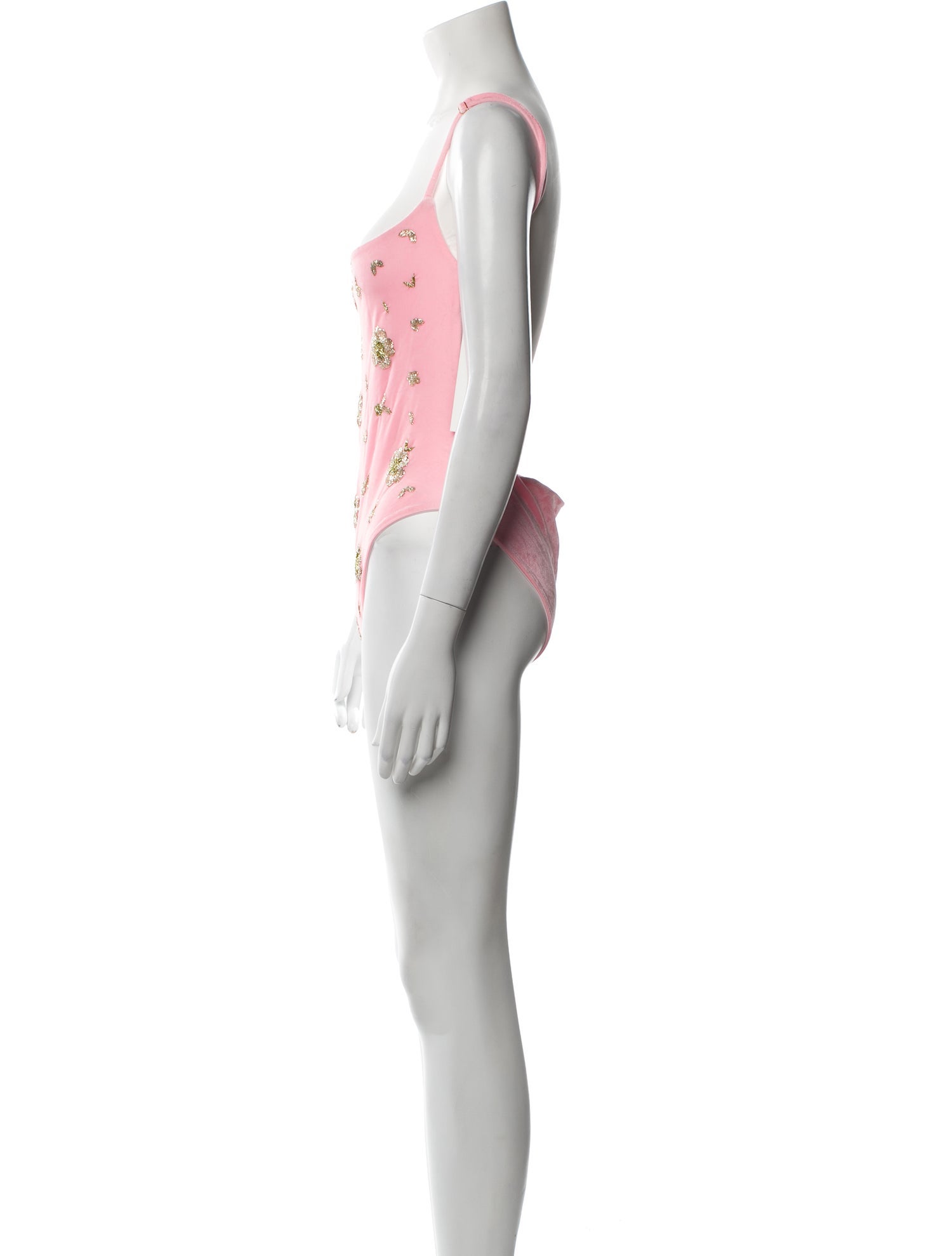 Oceanus Patterned Glitter Accents One-Piece w/ Tags