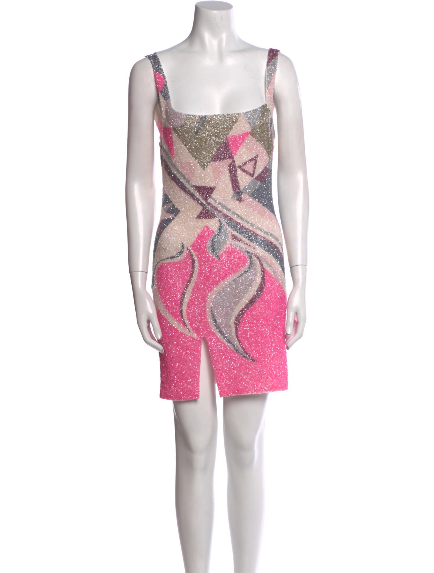 Oceanus Printed Mini Dress