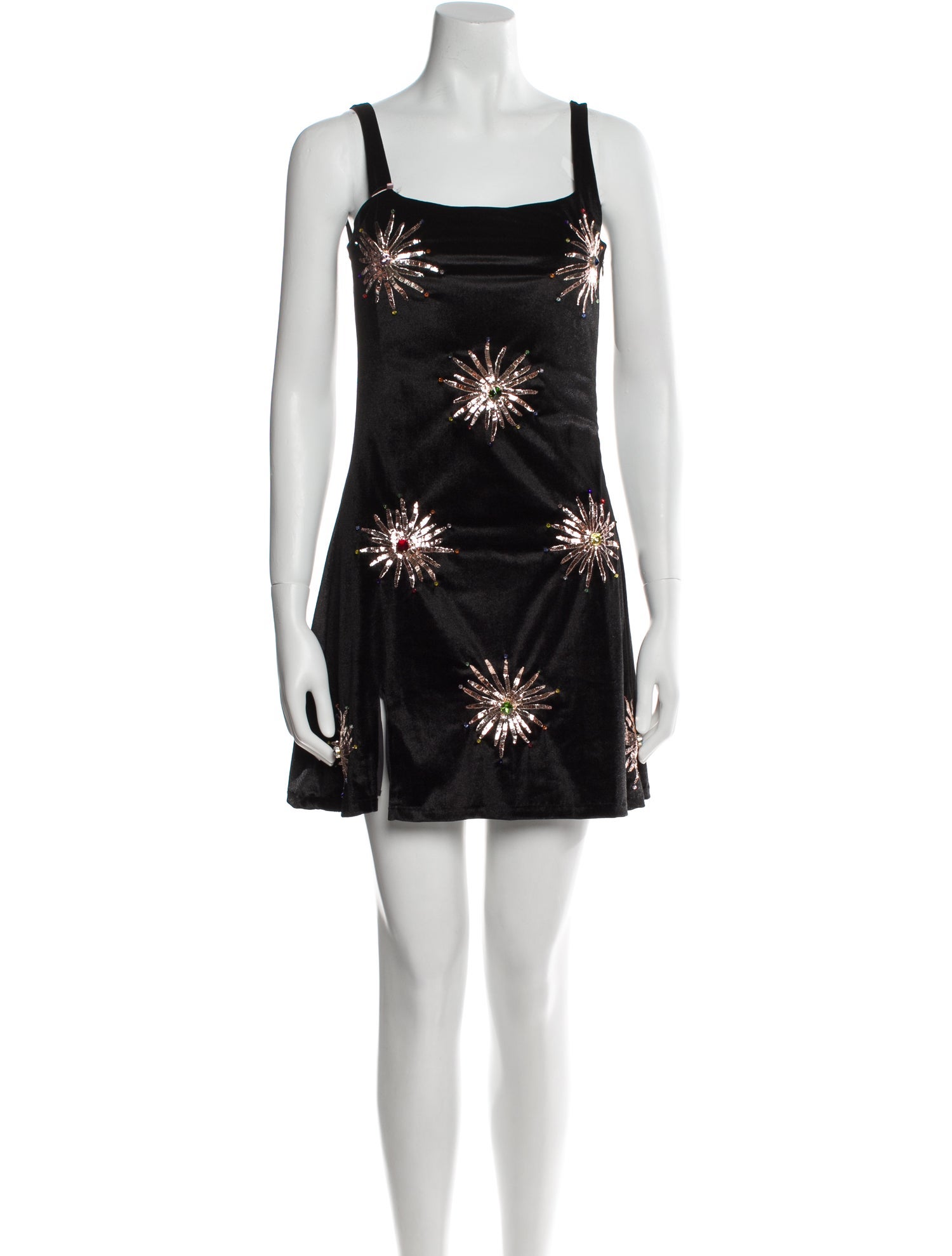 Oceanus Floral Print Mini Dress w/ Tags