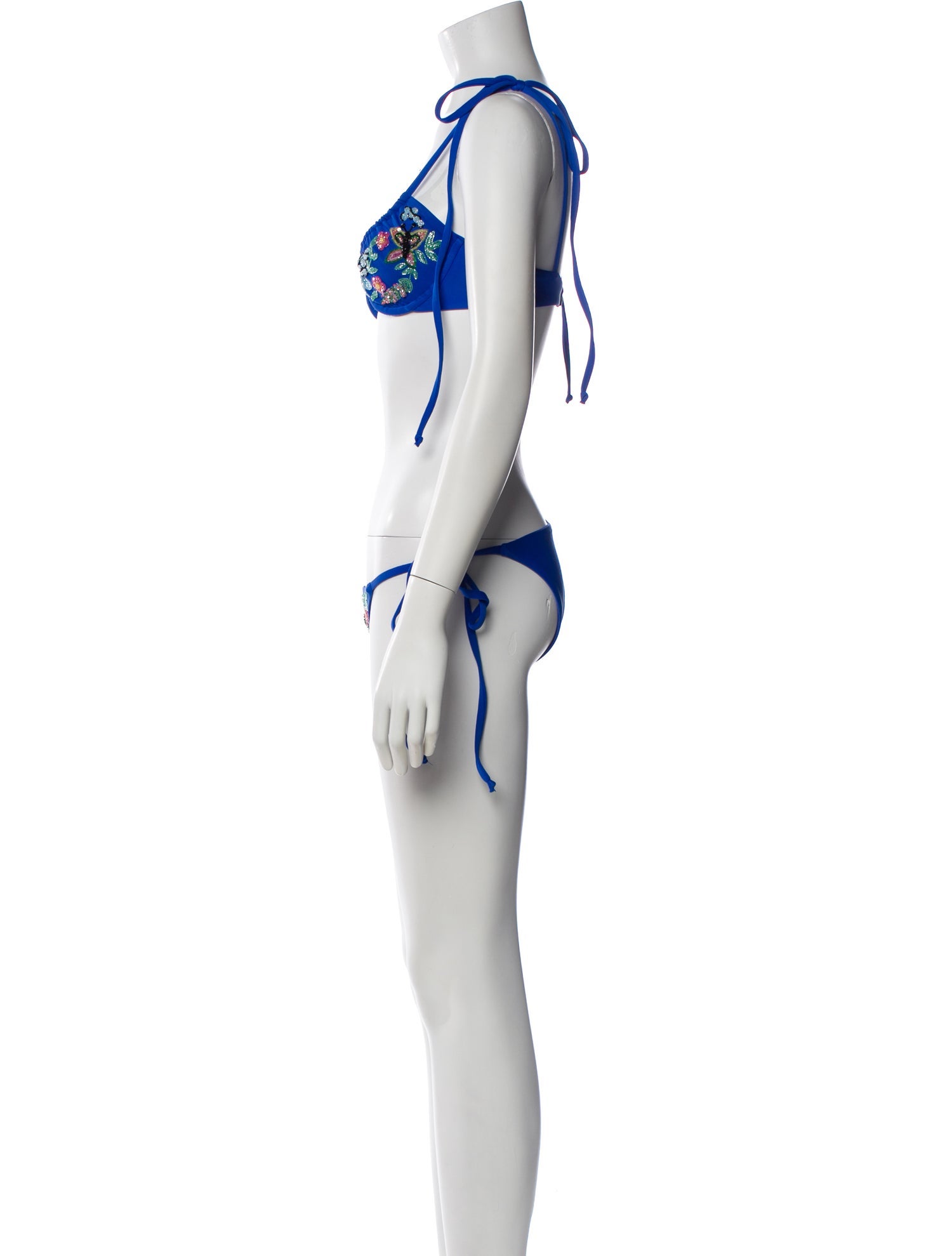 Chrome Hearts x Matty Boy Dipped In Blue Printed Bikini Printed