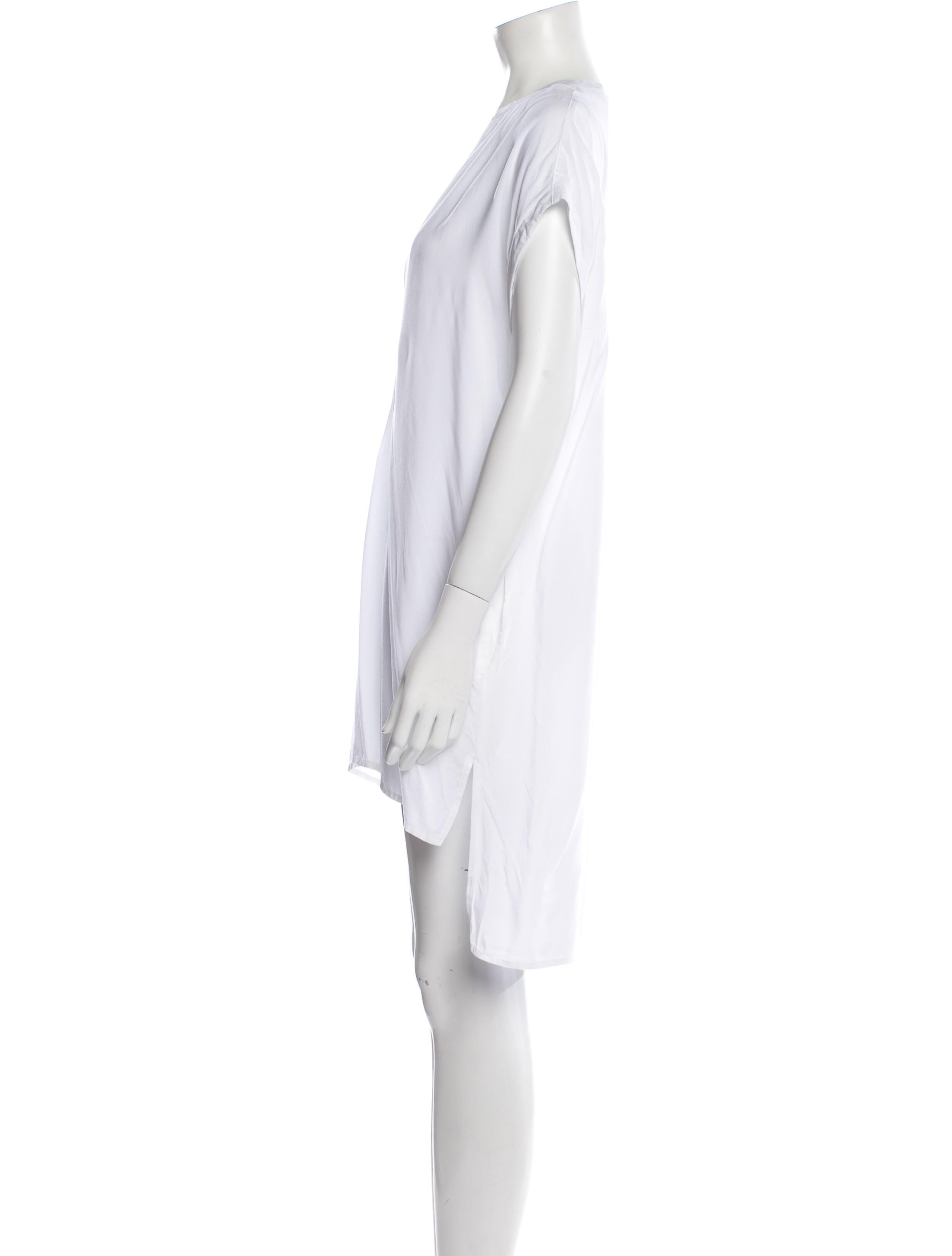 ocean+main Plunge Neckline Mini Dress