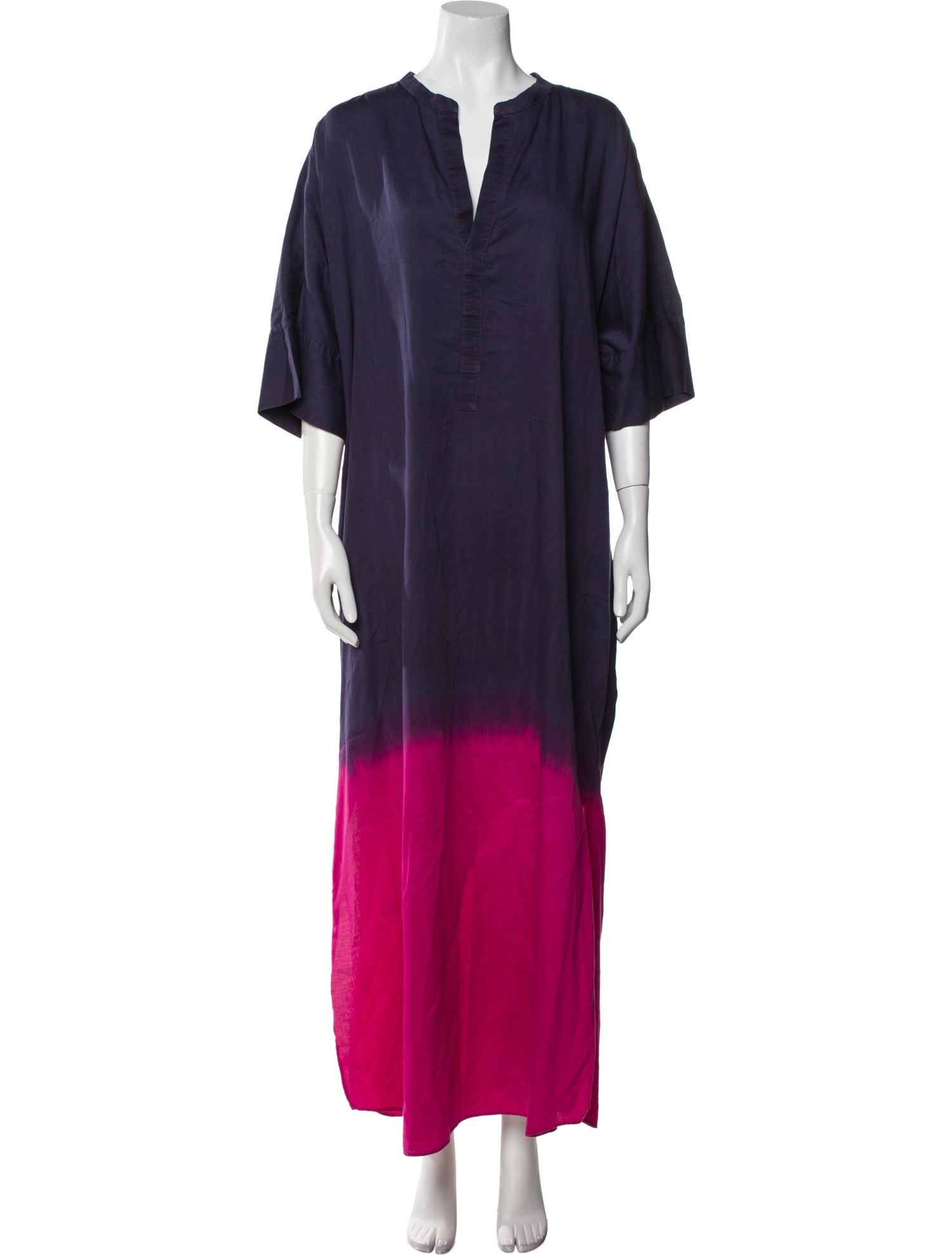 ocean+main Tie-Dye Print Nightgown