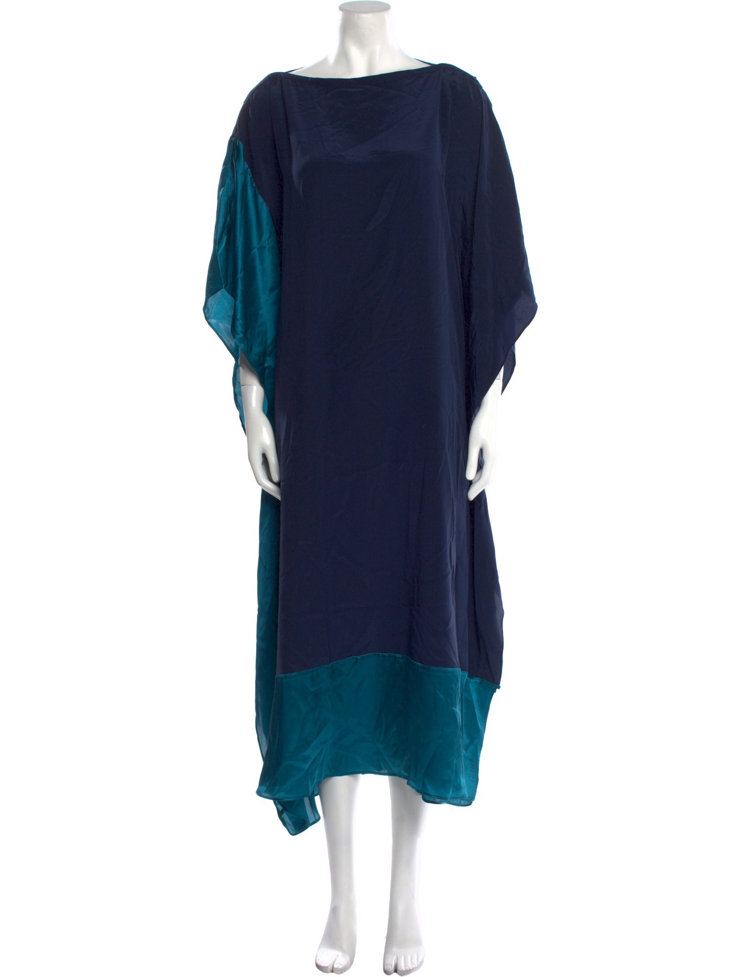 ocean+main Silk Midi Length Dress