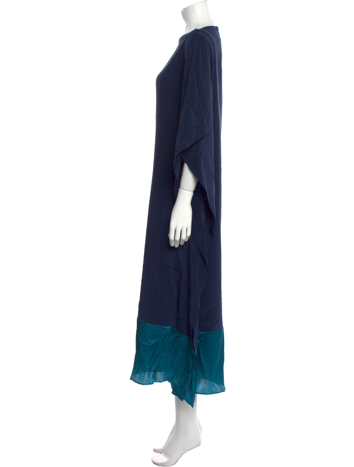 ocean+main Silk Midi Length Dress