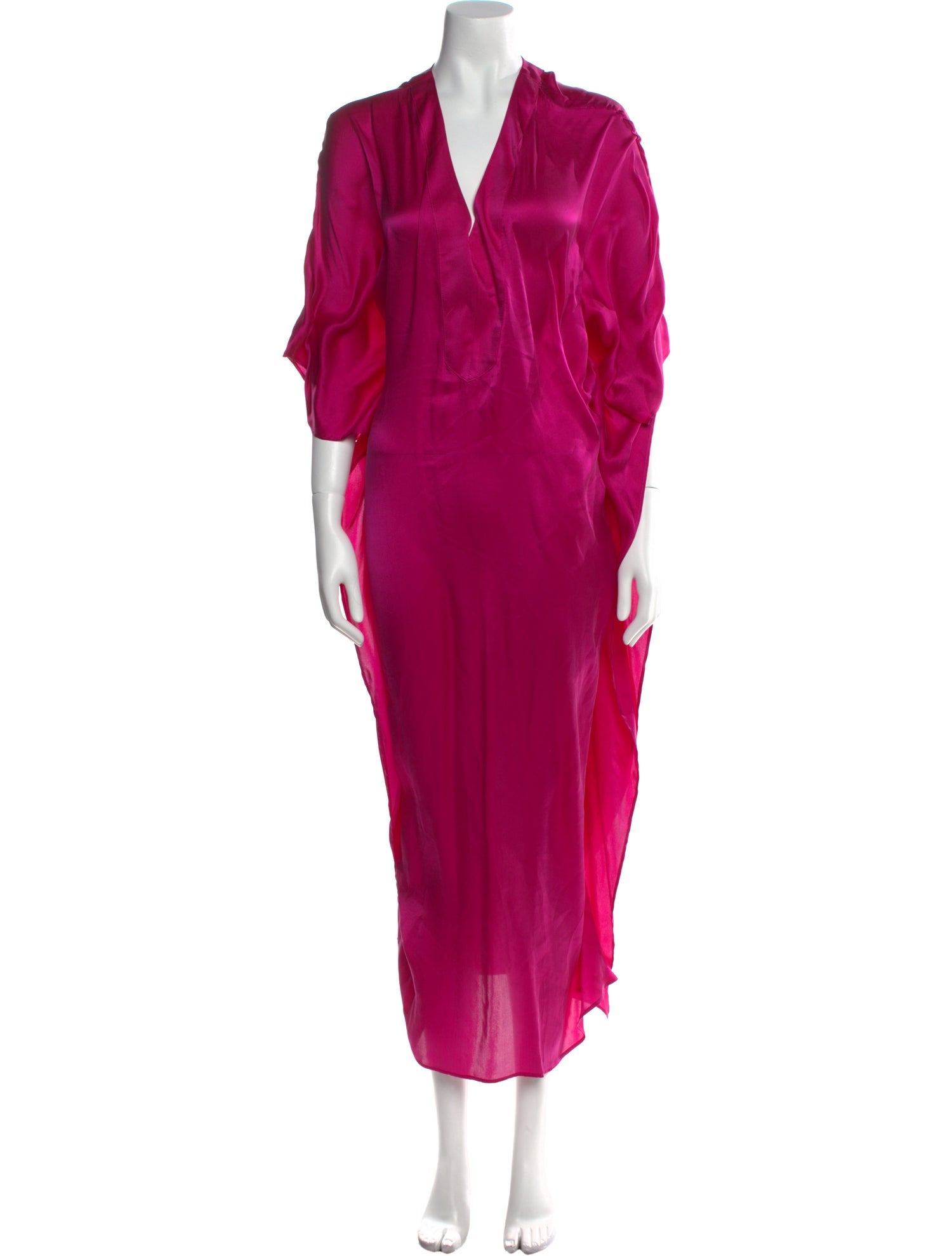 ocean+main Silk Long Dress