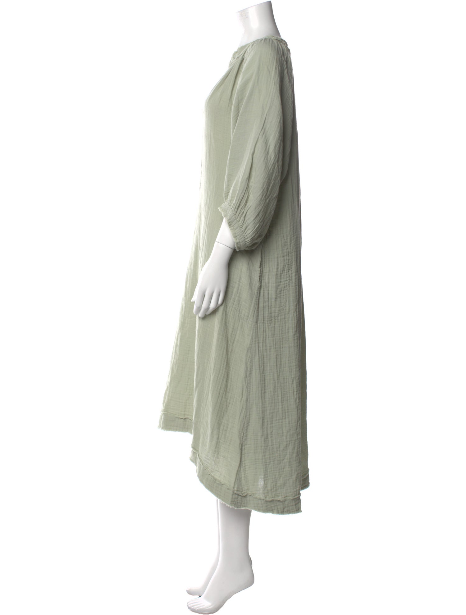 ocean+main V-Neck Midi Length Dress