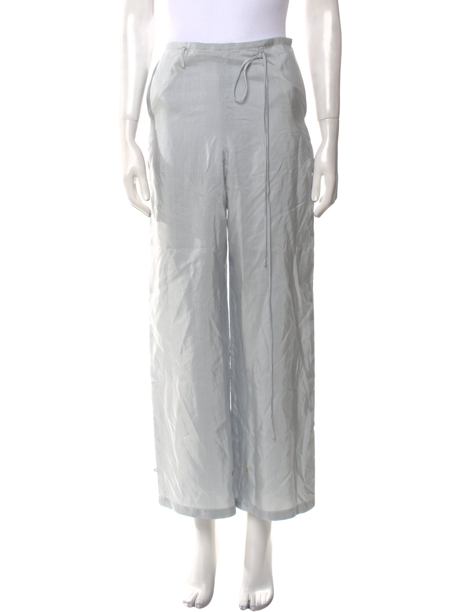 Bombou Roger Kwong Silk Wide Leg Pants