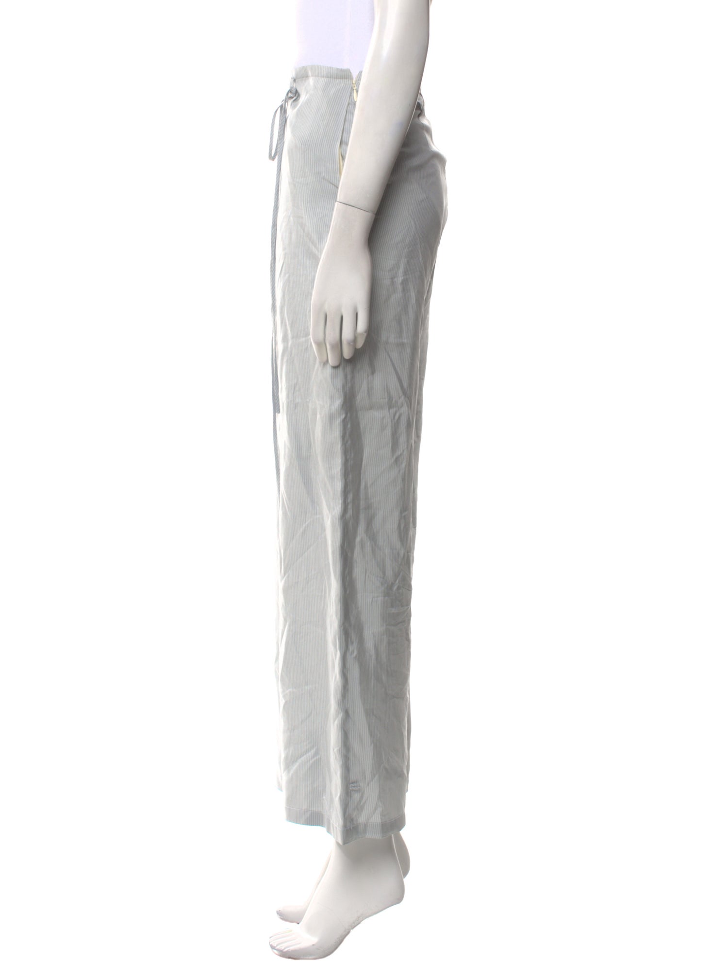 Bombou Roger Kwong Silk Wide Leg Pants