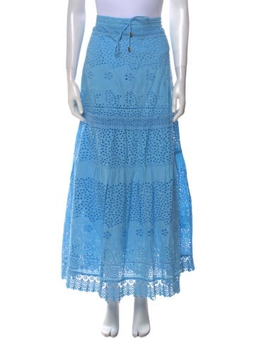 Melissa Odabash Skirts Eyelet Trim Long Skirt L