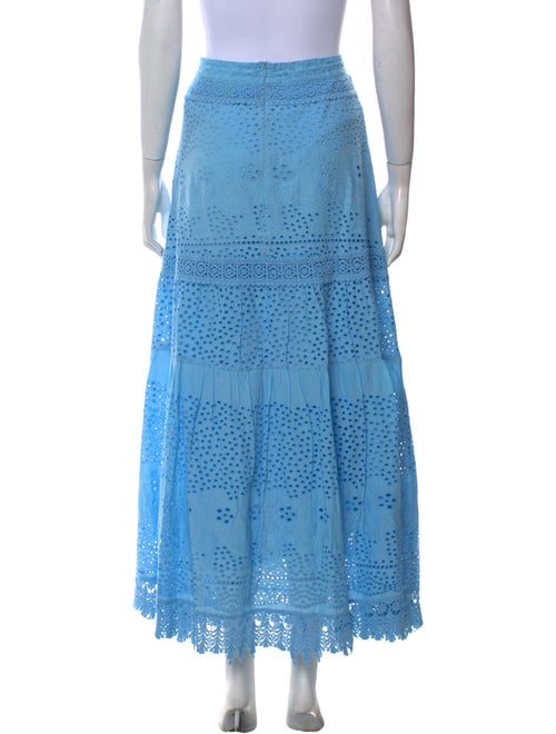 Melissa Odabash Eyelet Trim Long Skirt