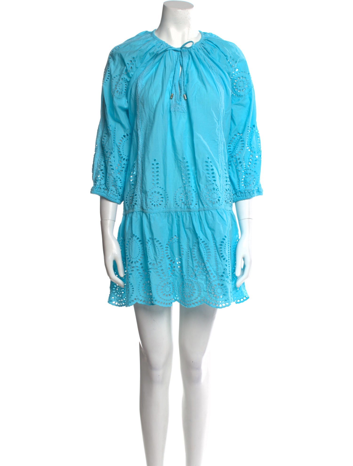 Melissa Odabash Crew Neck Mini Dress