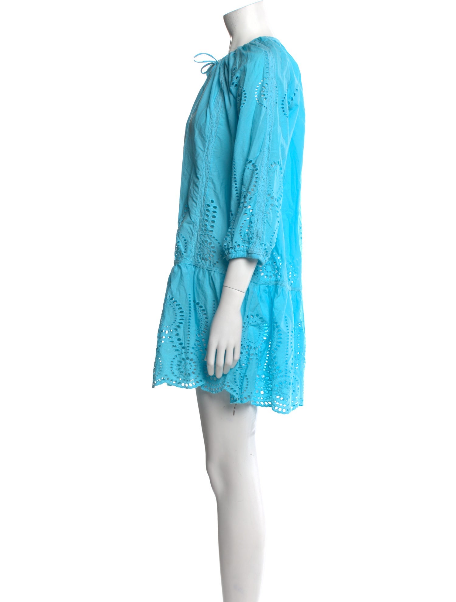 Melissa Odabash Crew Neck Mini Dress