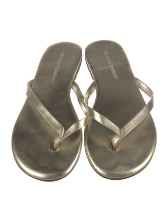 Melissa Odabash Leather Slides