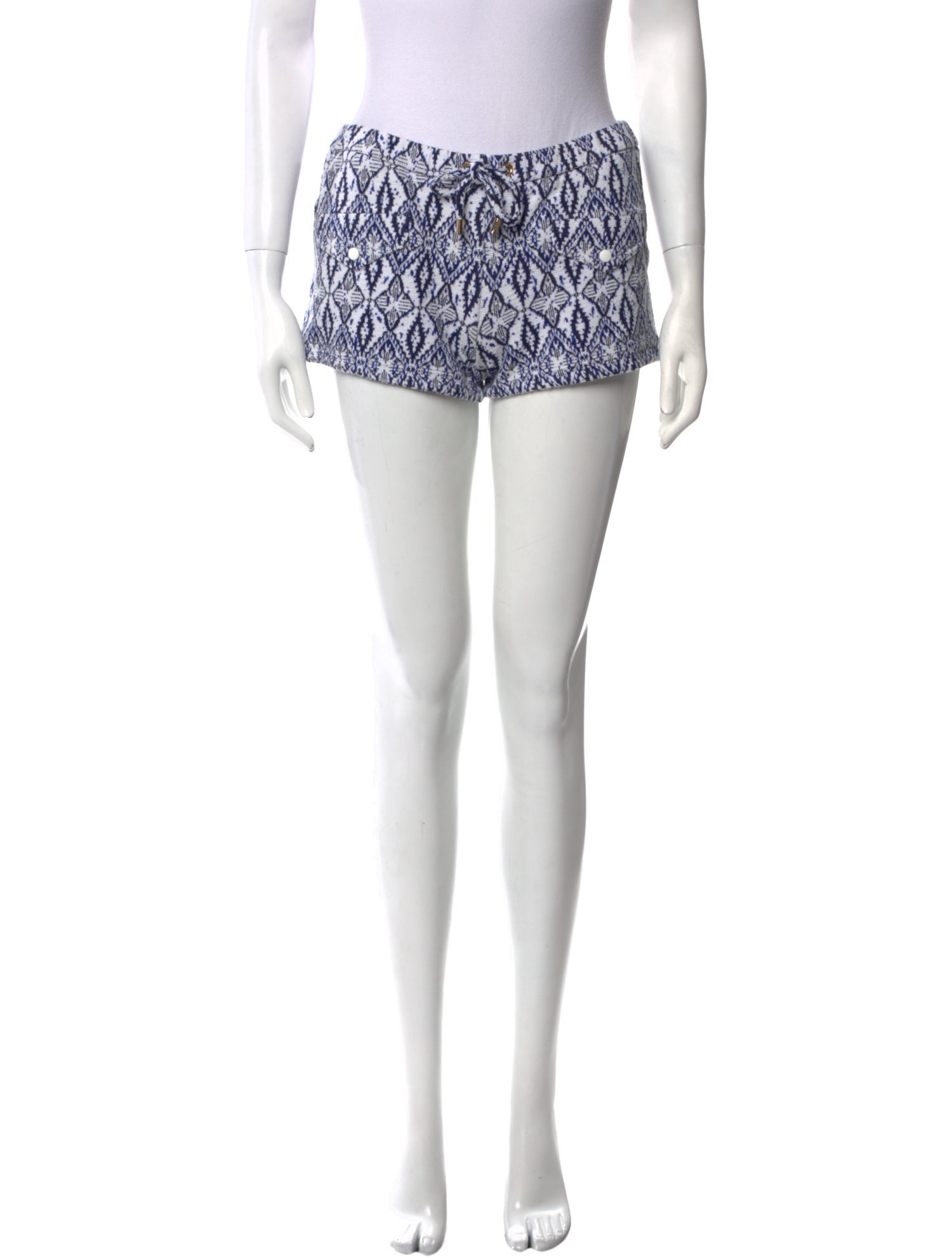 Melissa Odabash Printed Mini Shorts