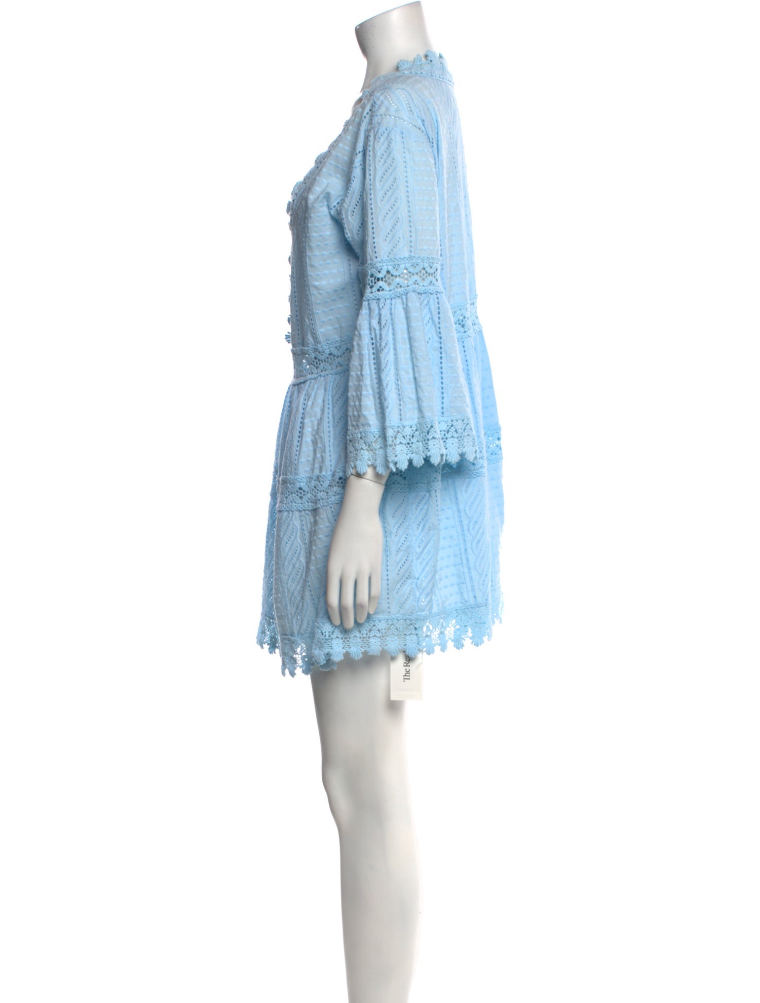 Melissa Odabash Plunge Neckline Mini Dress