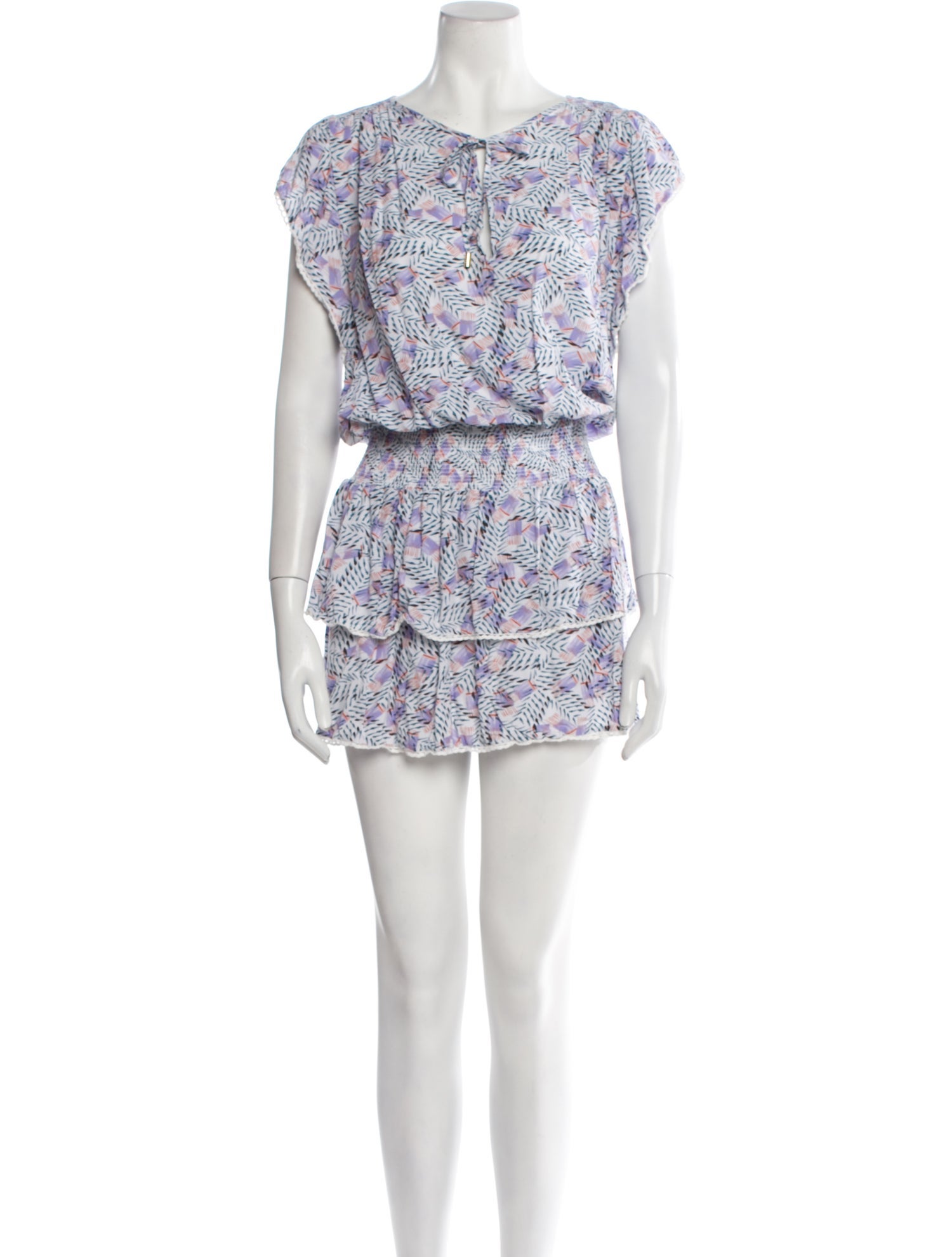 Melissa Odabash Printed Mini Dress