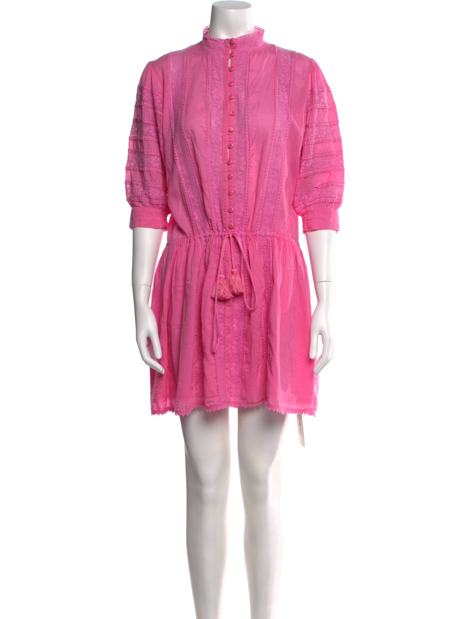 Melissa Odabash Mock Neck Mini Dress