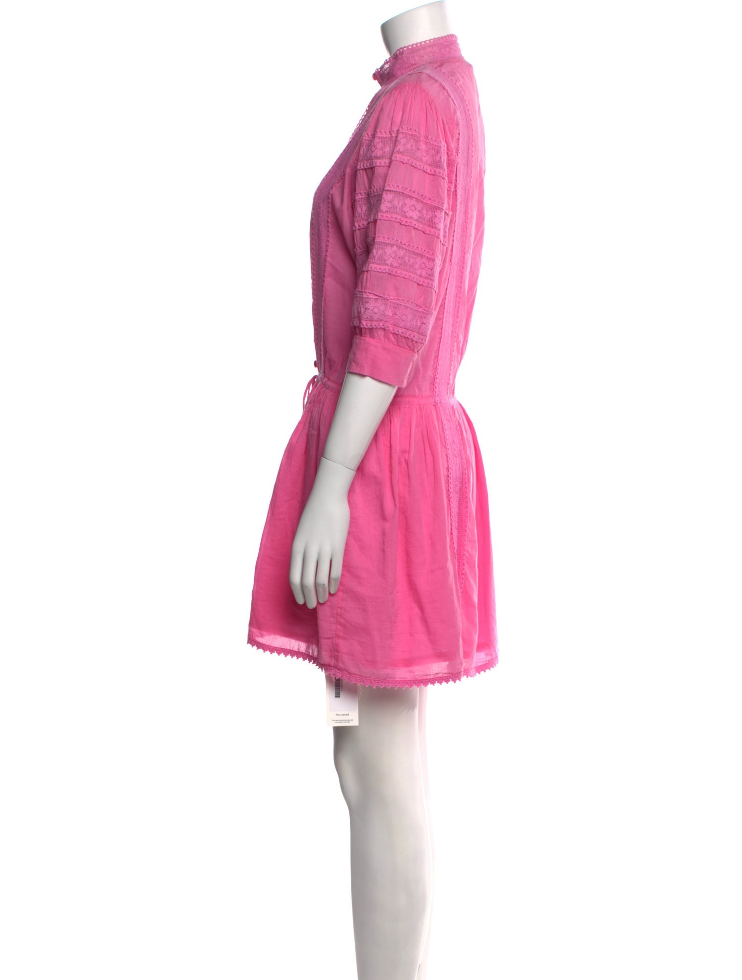 Melissa Odabash Mock Neck Mini Dress