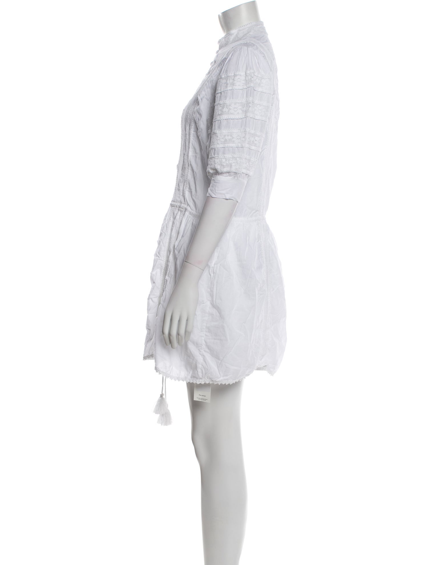 Melissa Odabash Mock Neck Mini Dress