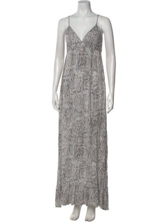 Melissa Odabash Printed Long Dress