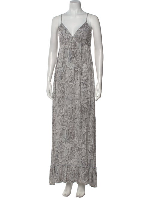 Melissa Odabash Printed Long Dress
